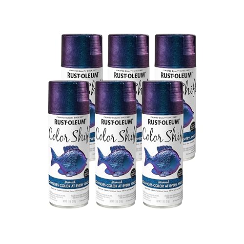 Image of Rust-Oleum 398584-6PK Color Shift Spray Paint, 11 oz, Mermaid, 6 Pack
