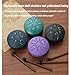 Portable 3-Inch Steel Tongue Drum with 6 Notes, Includes Mallets, Songbook & Carry Bag - Handpan Instrument for Music Therapy, Meditation, Yoga and Relaxation(Black 2)