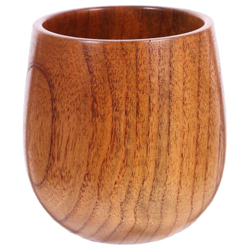 minkissy 酸?木製木製カップ 日式デザイン 保温保冷可能 アウトドア オフィス 旅行用多目的マグカップ