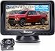 Rückfahrkamera Leicht Einzurichten Plug-Play: Farbe Klares Bild Nachtsicht DIY-Leitfäden HD 1080P Keine Verzögerung Auto Rückfahrkamera mit 4.3 LCD Monitor IP69 Wasserdicht für LKW/SUV Tomoia T1