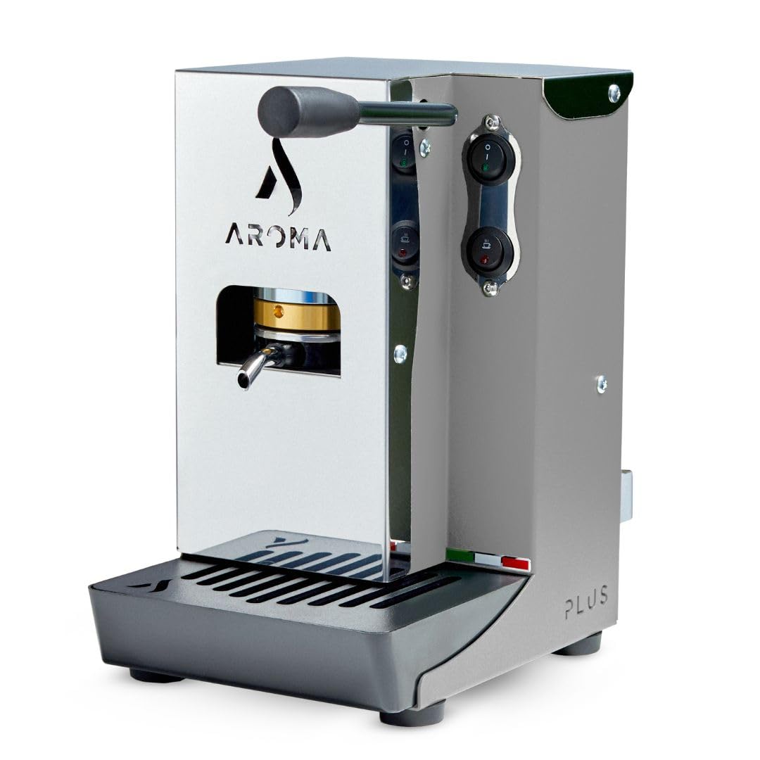 Aroma Plus+ Macchina caffè espresso cialde ESE 44 mm colore Grigio