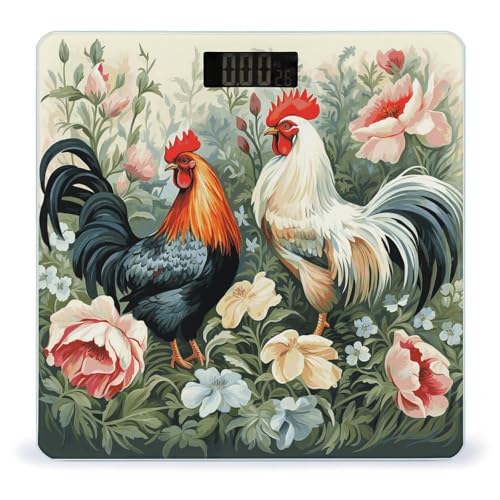 Báscula Digital de Baño Rooster Smart con Vidrio Templado miniatura 1
