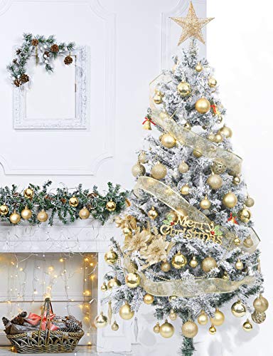 Aitsite 24PCS Palle di Natale Palle per Albero di