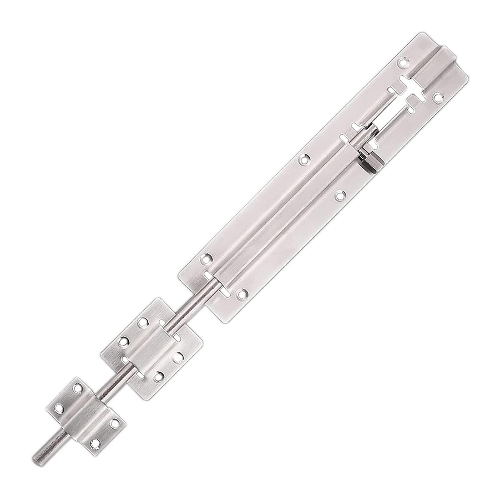 Ndlhxkfrp One Color Rotate Bolt Latch Lock, Gate Door Lock Bolt Stainless Steel Sliding Barrel Latch 4 Pack Multiple Sizes(12 Inches)
