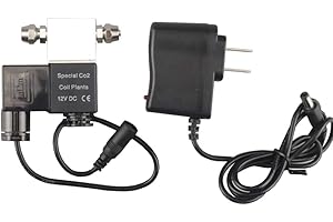 Decdeal CO2 Solenoid Valve for Aquarium Fish Tank