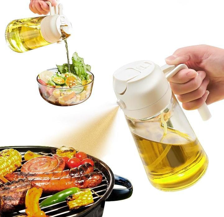 STARKENDY® Cooking Oil Sprayer And Dispenser Bottle for Kitchen, 2 in 1 Oil Dispenser,Oil Spray Bottle 500ML for Cooking,Kitchen,BBQ, Air Fryer, Salad, Frying, Baking Oil Sprayer Bottle (B0CXJ1QMFQ) Amazon Price History, Amazon Price Tracker
