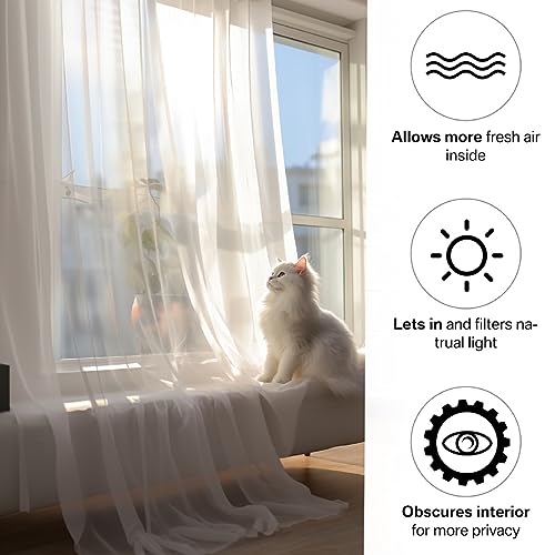 NAKIHOUSE Voile Curtain - Image 4