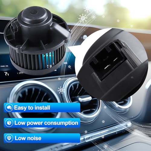 Image of AC Heater Blower Motor Assembly, Blower Motor with Fan Fit for 12-15 Chevy Captiva Sport, 06-17 Chevy Equinox, 10-17 Terrain, 06-09 Pontiac Torrent, 08-10 Saturn Vue,15781505 22896430 700211 PM9324