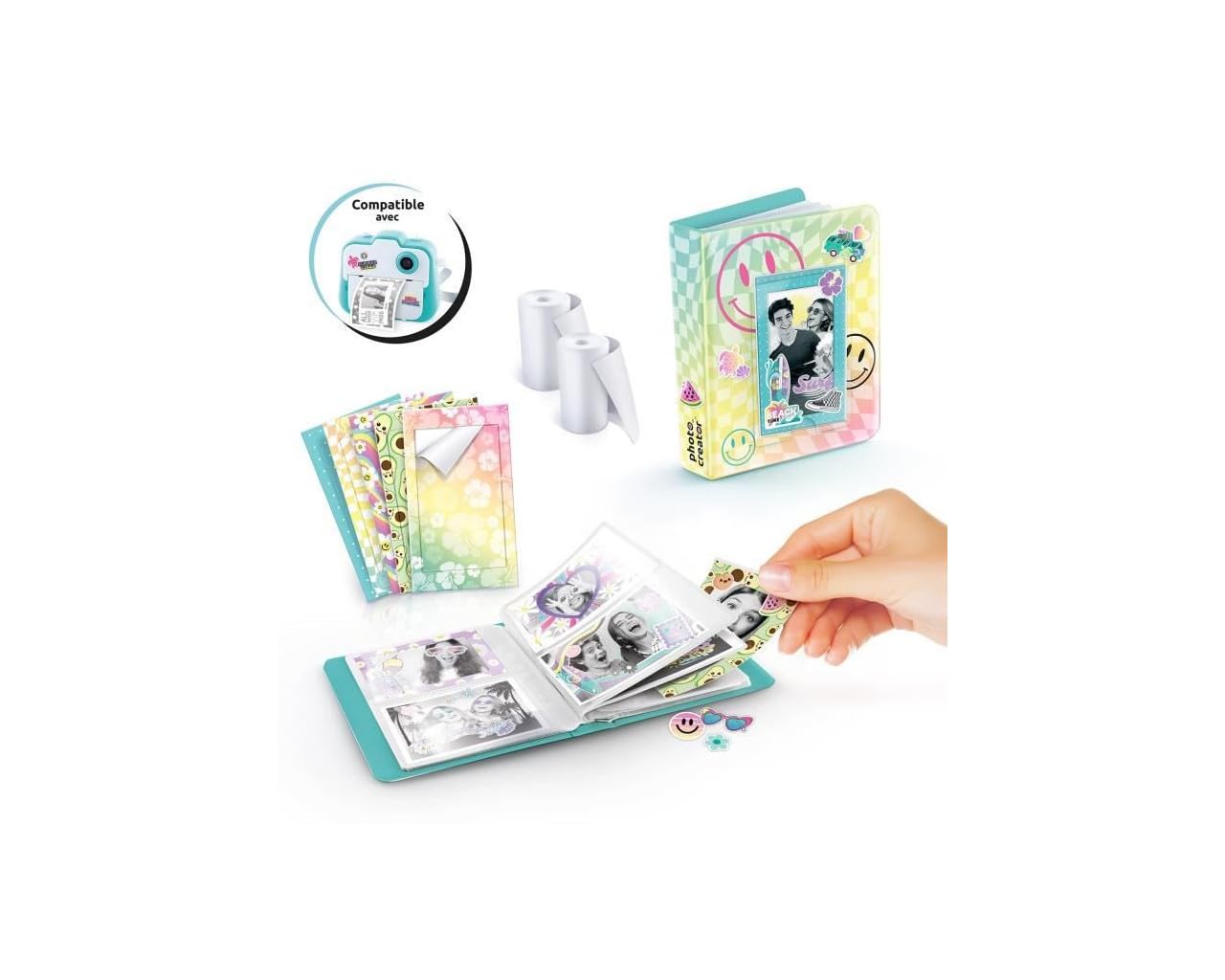 Photo Creator Instant Print Photo Album, stores 65 instant print photos, kids camera album