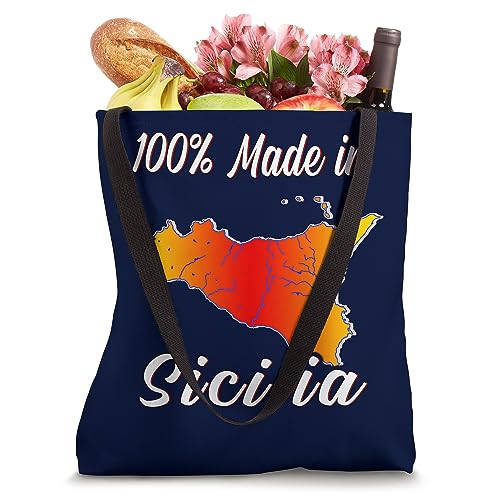 Bolso tote 100 % hecho en Sicilia, Italia miniatura 4