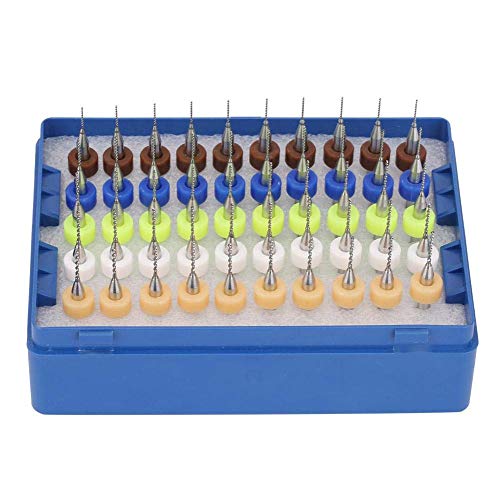50 Stück PCB Bohrer Kit Hartmetall Micro Bohrer 0,5-0,9mm Für CNC Maschine Leiterplatte Fräsen Carving