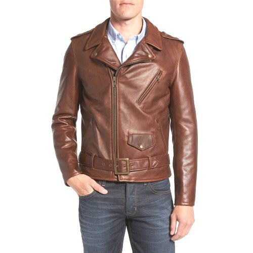schott leather motorcycle jacket