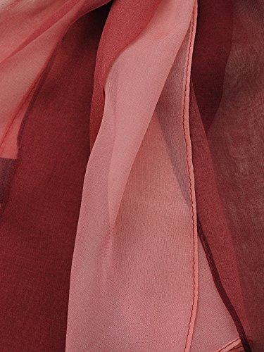 NYFASHION101 Women's Multicolor Chiffon Silk Blend Scarf Shawl Wrap3