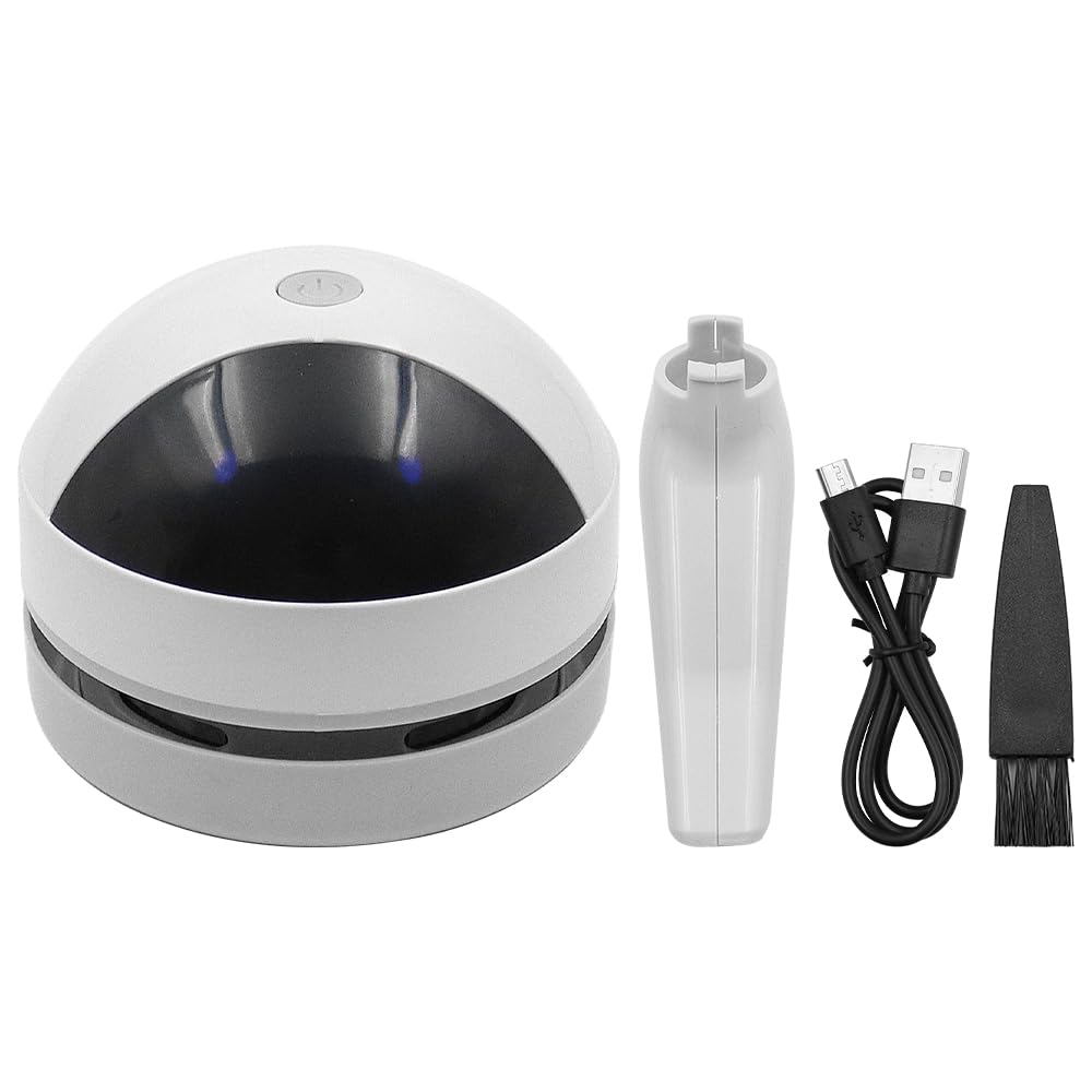 Mini Aspirateur de Table Aspirateur de Table Rechargeable USB Portable pour Nettoyer Les Miettes pour Le Bureau à Domicile et la Voiture
