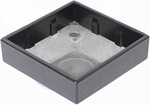 Miniatura 3 de Tapas de aluminio para postes de valla de 2 x 2 pulgadas, aluminio, metal, madera, buzón, tapa de poste piramidal, ajuste a presión, color negro