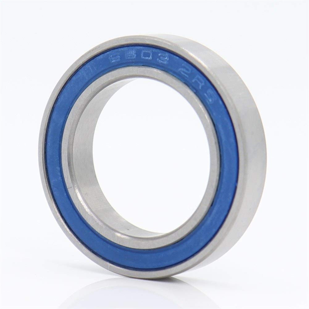 XRKJKQIDG 6803 Si3N4 Hybrid Ceramic Bearing 17x26x5mm ABEC-1 Bicycle Bottom Brackets Spares 6803RS Ball Bearings