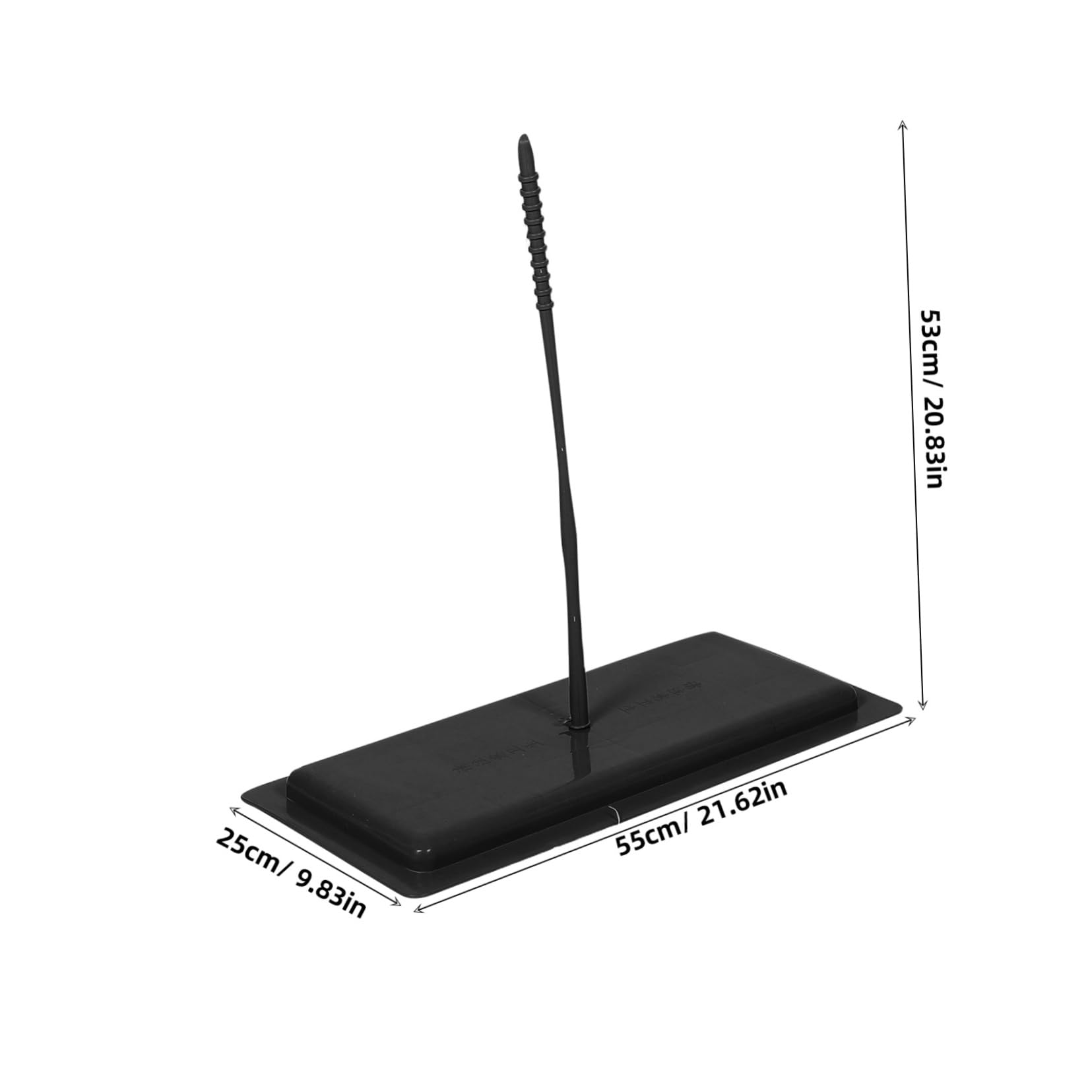 STOBAZA Squat Toilet Lid Cover - Universal Thicken Plastic Bathroom Cover with Handle for Rural Toilets Cleaning Odor Blocking Home & Public Use