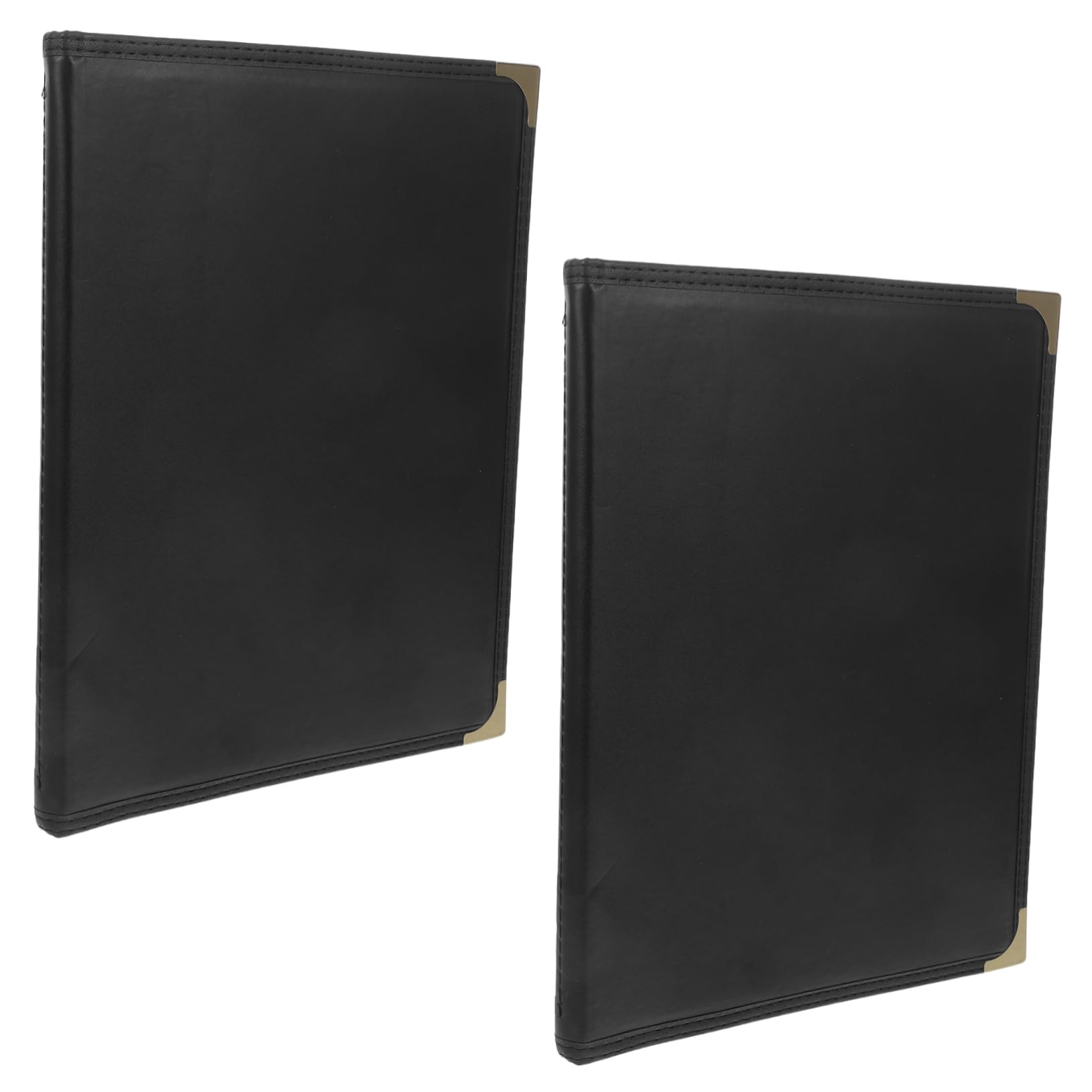 KICHOUSE Menu Cover Fall Recipe Book Protectors with Sturdy Pu PVC Menu Set for Bars Cafes