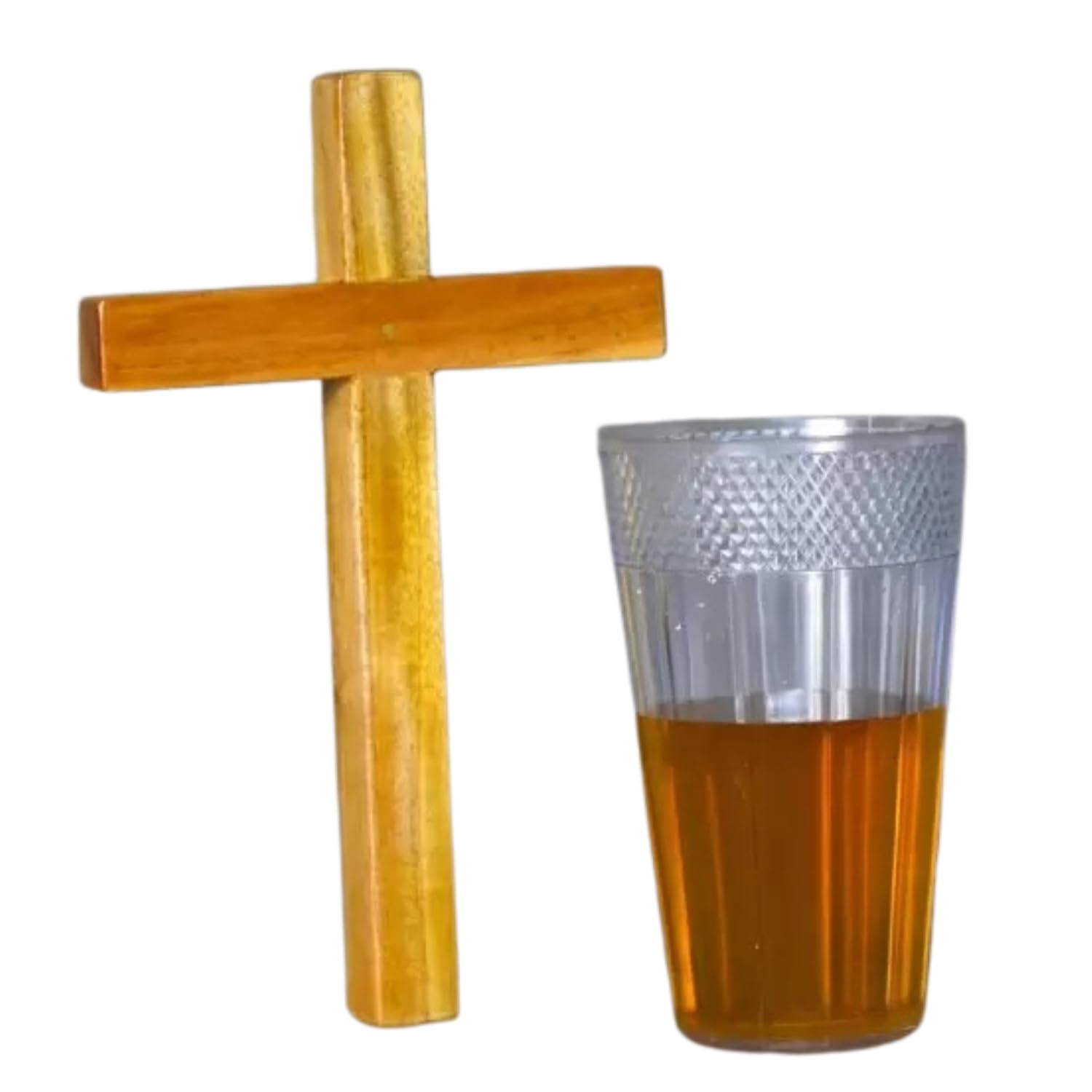 MilesMagic Magician’s Chemical Cross Gimmick | The Cross Clear Dark Water | Highly Visual Illusion | Close Up Gospel Effect Street or Stage Magic