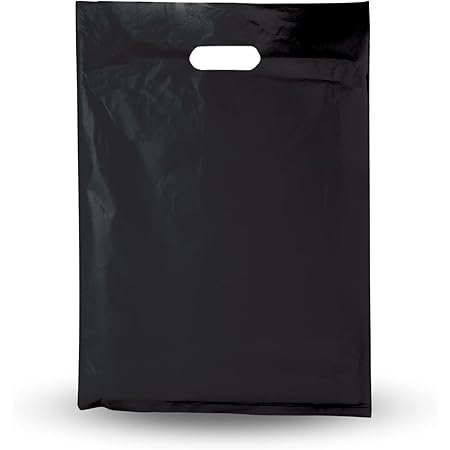 ustBeBonkers 30 LARGE CLEAR PLASTIC BAGS - BOUTIQUE GIFT SHOP CARRIER BAG 15x18 3 Inches ustBeBonkers 30 LARGE CLEAR PLASTIC BAGS - BOUTIQUE GIFT SHOP CARRIER BAG 15x18 3 Inches