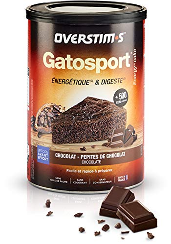 OVERSTIM.s - Gatosport (400 G) - Chocolate - Desayuno Energético Antes Del Esfuerzo - Muy Fácil De Digerir - Fácil Y Rápido De Preparar 400 g Cover