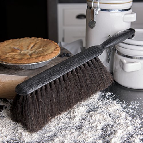 Image of SPARTA Flo-Pac Counter Brush with Bristles Scrub Brush, Cleaning Brush with Long Lasting for Cleaning, 9 Inches, Black, (Pack of 12)