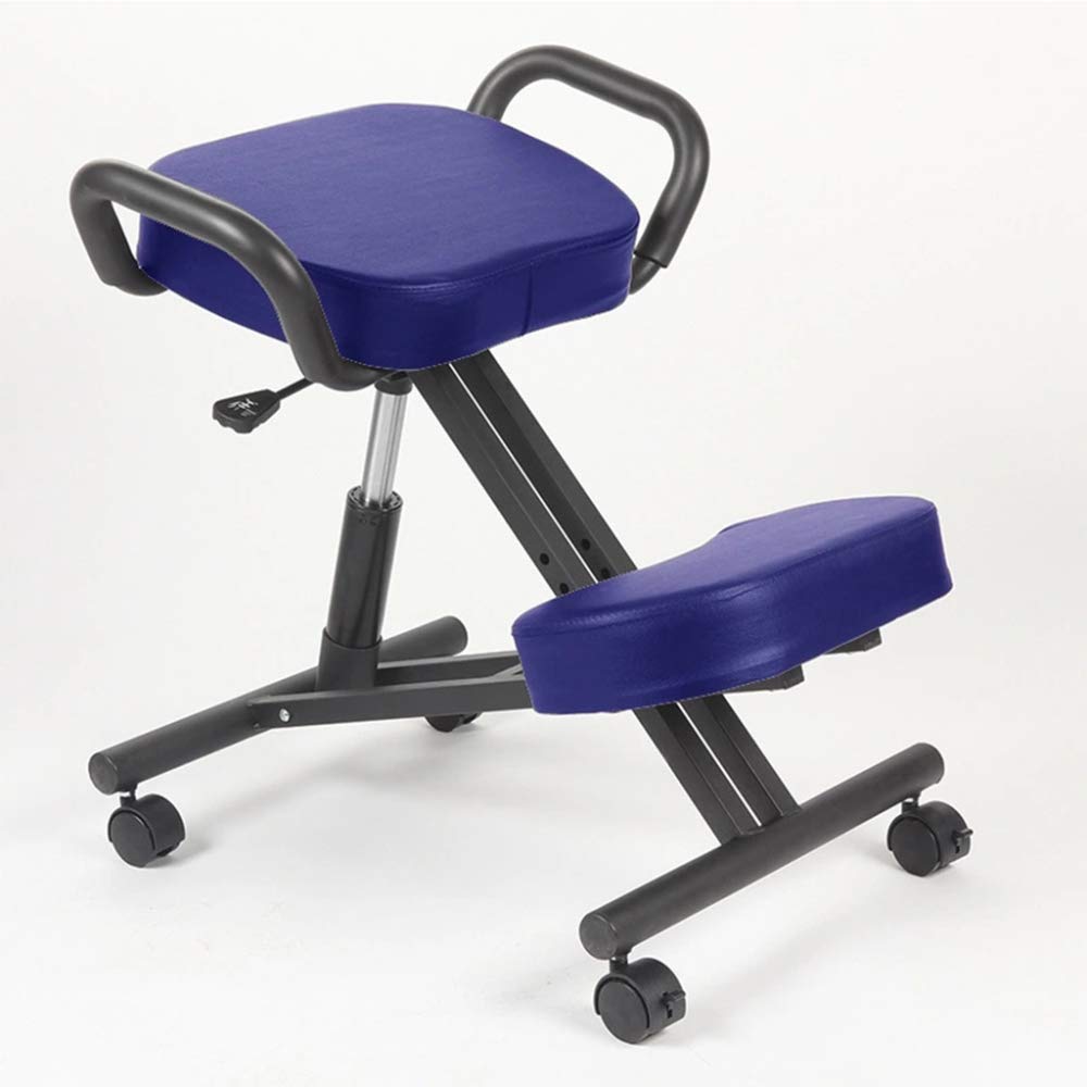 La Silla Arrodillada La Silla Ergonómica De Corrección De La Postura Sentada Adecuada Para La Oficina Y La Sala De Estar Puede Aliviar Eficazmente El Dolor Y Corregir La Postura Sentada,Blue