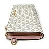 Michael Kors Jet Set Travel Double Zip Wristlet (vanilla softpink)
