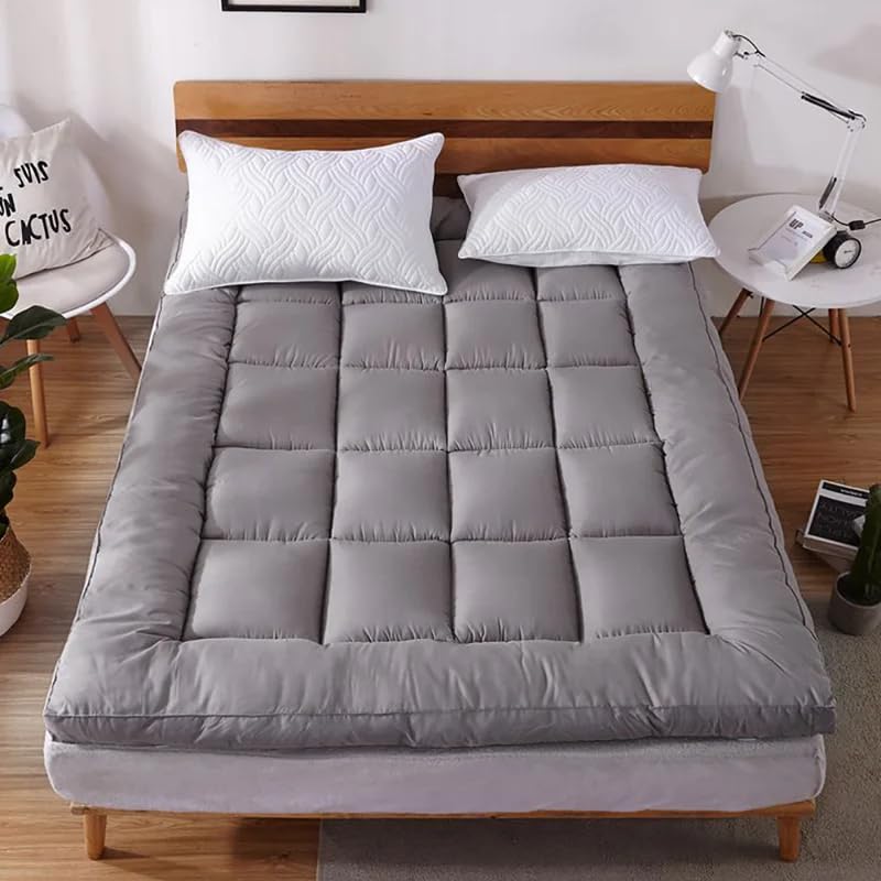 Image of Wakewell Mattress Topper, Padding for Double Bed 600 GSM, Super Soft Microfibre, Waterproof, Luxurious Mattress Protector