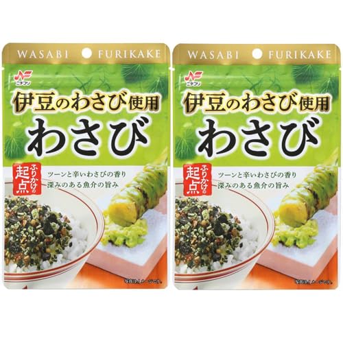 【2袋】ふりかけの起点 わさび 40g ニチフリ ジッパー付き 伊豆のわさび ご飯 おにぎり お弁当 運動会 お花見 イベント 朝食 軽食