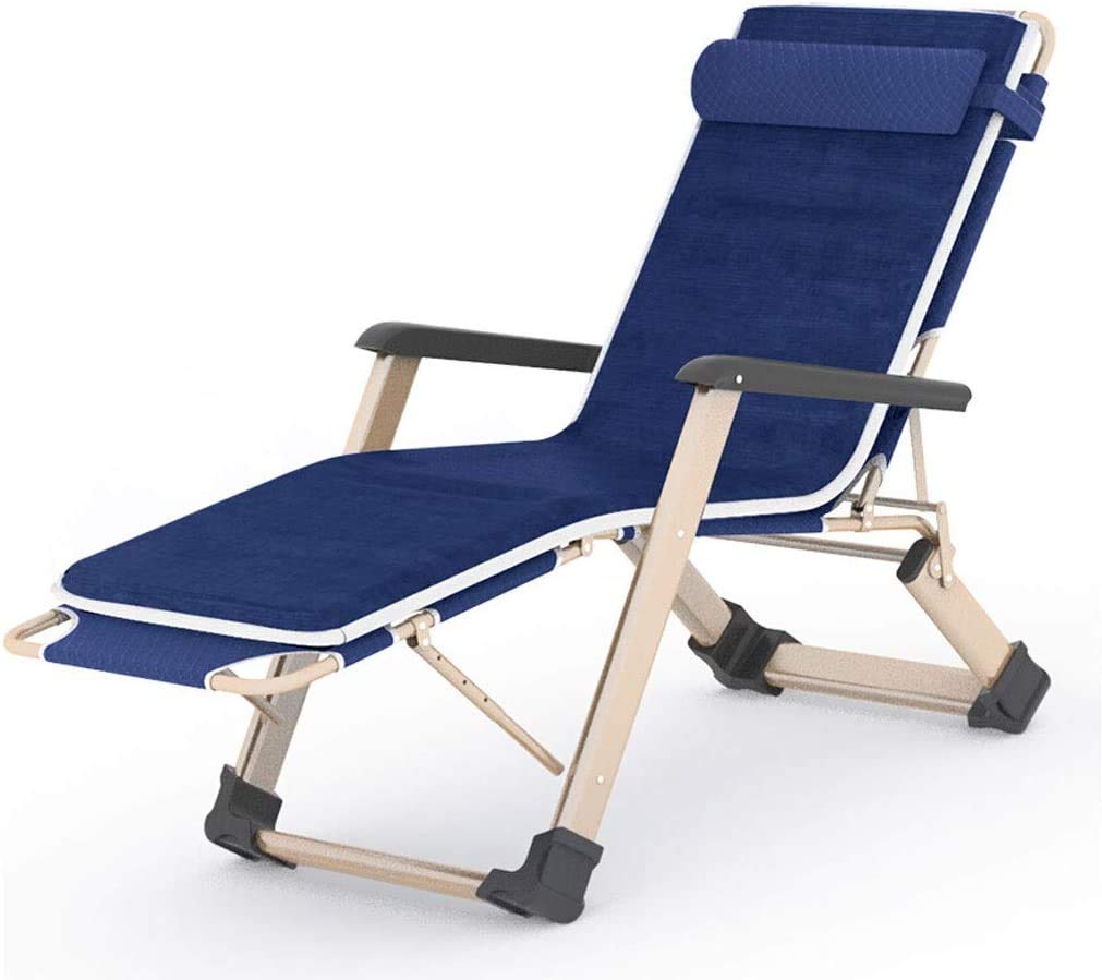 Chaises longues siesta de jardin inclinables en tissu Oxford et velours