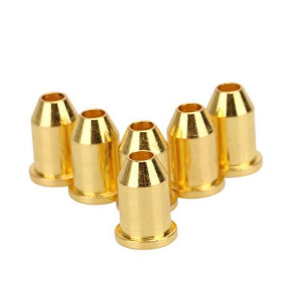 HEMOTON Guitar String Ferrule Replacement 30pcs Winding Buckles for Guitar String Through Body Ferrule