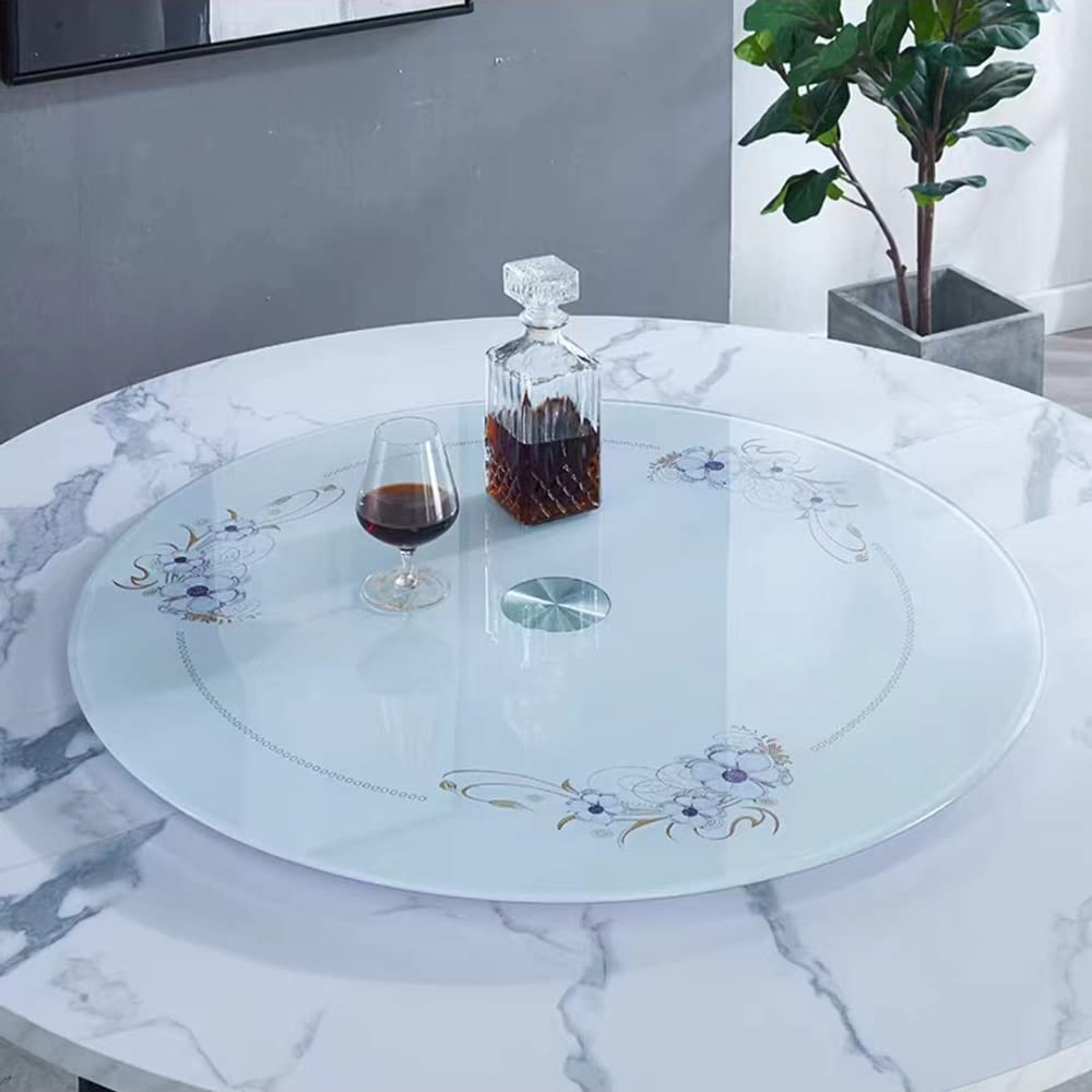 Bianco Piatto Di Servizio Girevole Rotondo Vassoio Girevole Lazy Susan
