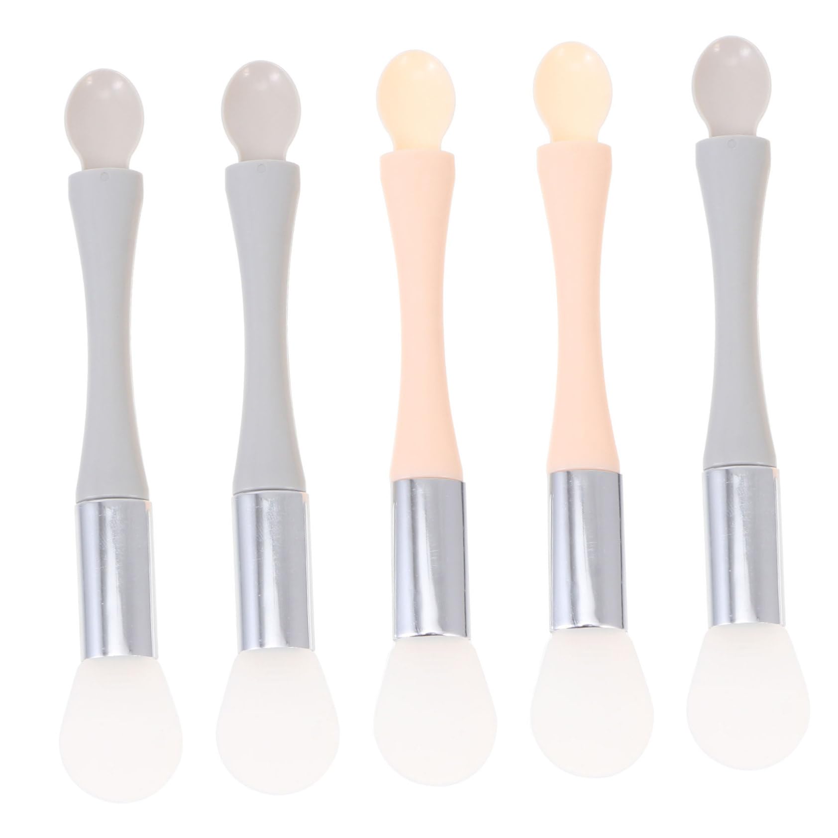 Healeved 20pièces Brosse Double Tête Pour Masque Visage Applicateurs Pour Soins De Peau Outils Multifonctions Aléatoires