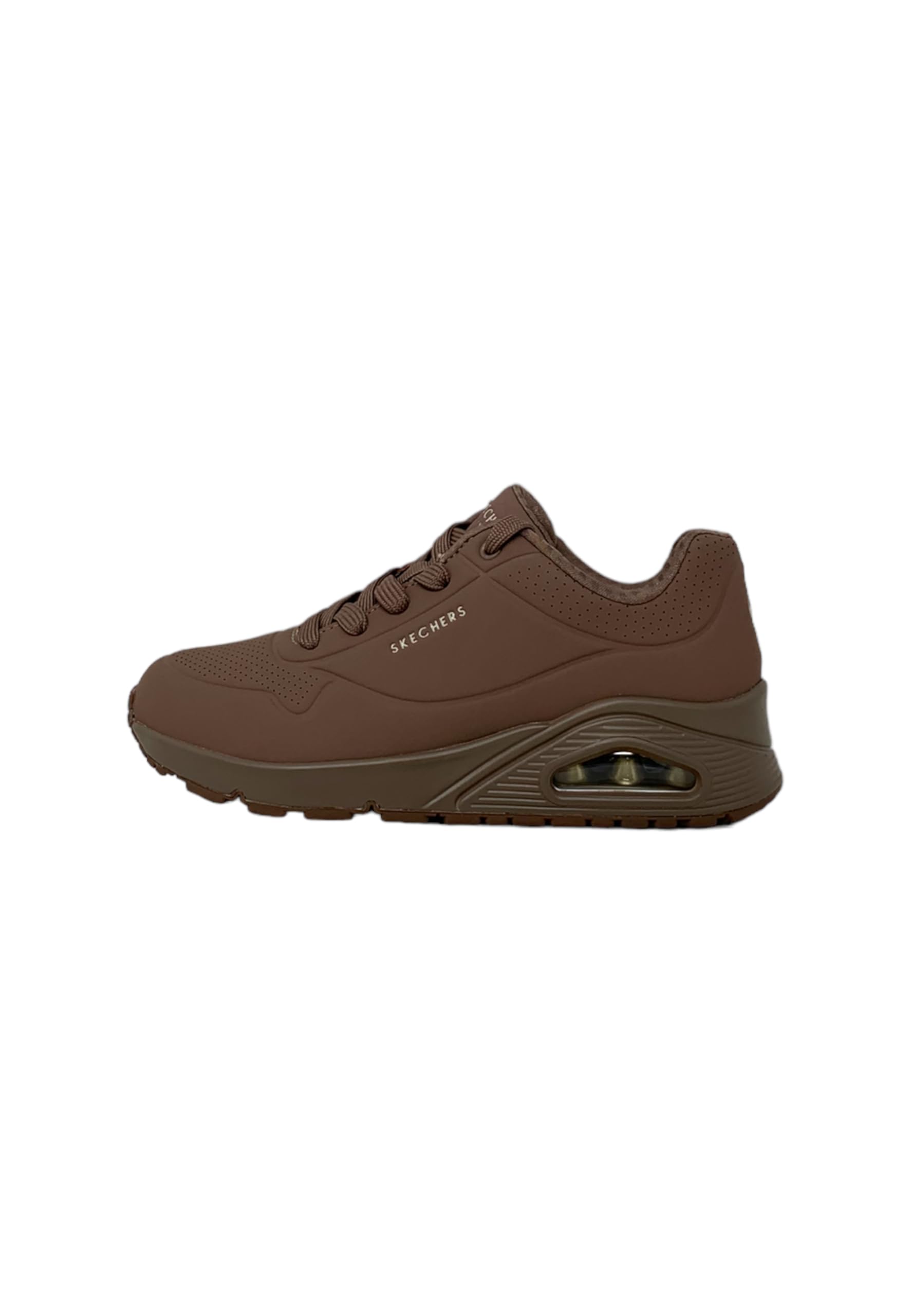 Skechers Women's Uno Stand on Air Sneaker, Brown, 9 UK