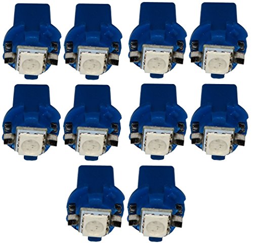 AERZETIX - 10 lampadine T5 LED SMD 12V per