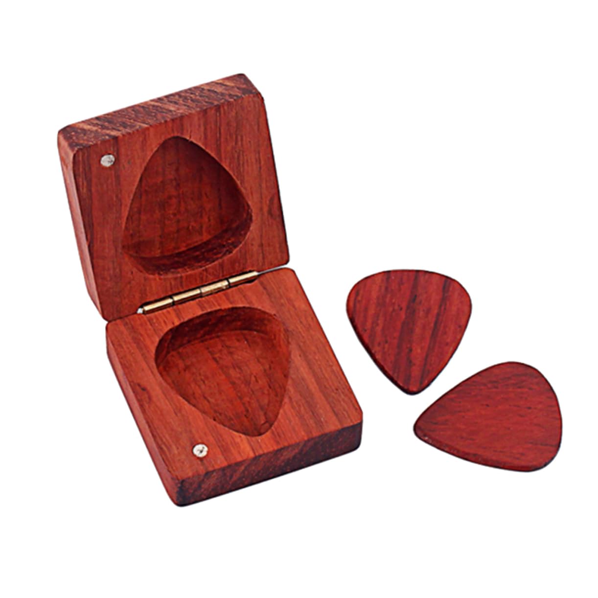 Abaodam Lot De 3 Médiators Étui De Rangement pour Médiators De Guitare Boîte avec Médiators 2 Pièces X 3
