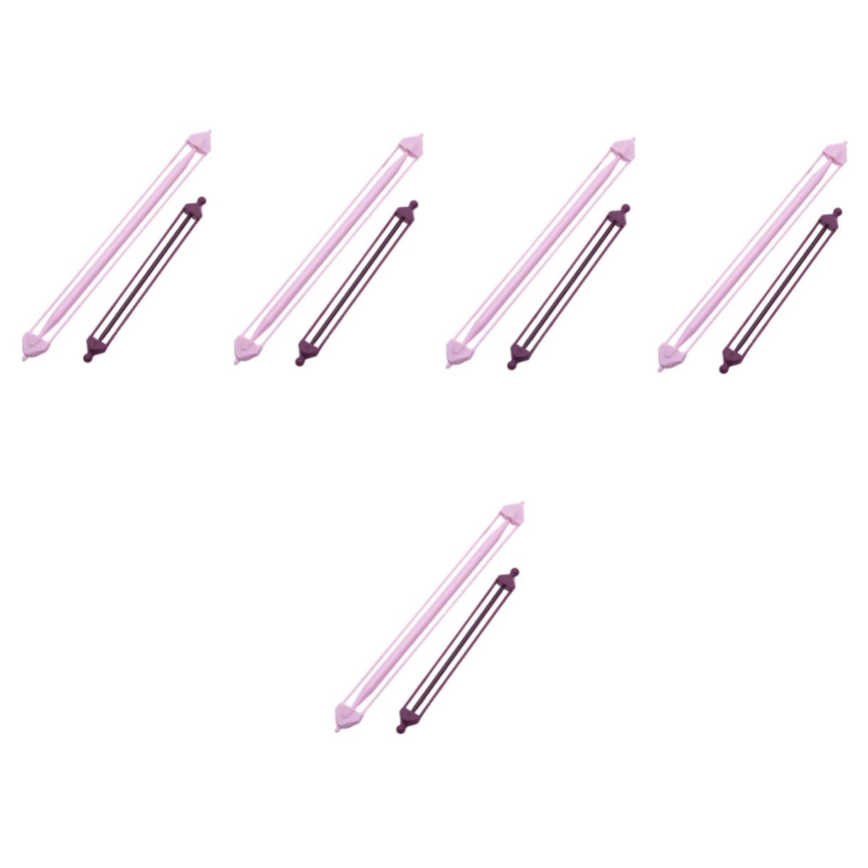 5 Set Perno Anticaduta Marcatori A Maglia Infila Ago Punto Segnapunti per Lavorare all'Uncinetto Marker Uncinetto Knooking Fibbie Segnacavi Fibbie Segnapunti Plastica 2 Pezzi * 5