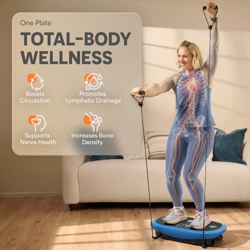 Image of Lifepro Rumblex 4D Vibration Plate Exercise Machine with 7 Training Modes