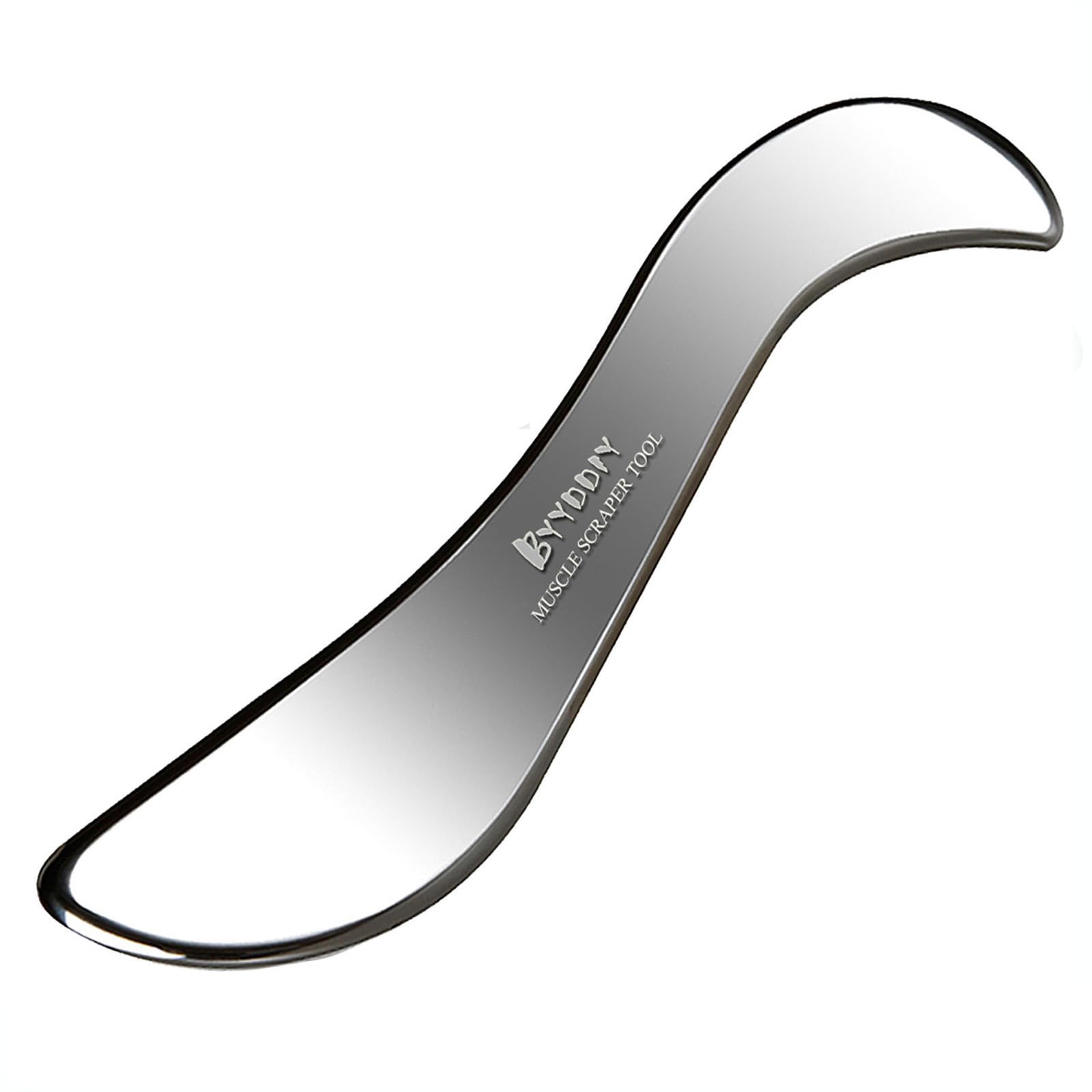 BYYDDIY Stainless Steel Gua Sha Muscle Scraper Tool,Scar Tissue Tool,Physical Therapy Tools,Muscle Scraping Tool,Guasha Massage Scraper,IASTM Tools,Skin Scraping Tool,Soft Tissue Massage Tool