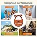 GUEYYSAN 16 Strings Harp, Mahogany Harp with Plectrums Wood Color Lyre with Tuner for Children Adults Beginners Music Lovers