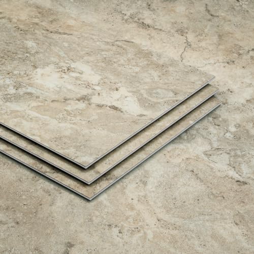 Lucida Surfaces Luxury Vinyl Flooring | Stone Look Tiles | Interlocking Flooring | DIY Friendly |...