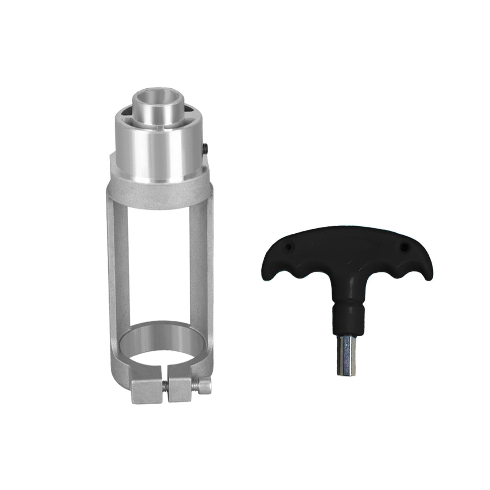 Adaptateur foret trou carré en aluminium pour des mortaises nettes et sans effort