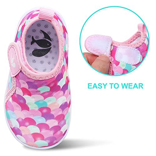 Image of FEETCITY Baby Boys Girls Water Sport Shoes Barefoot Kids Aqua Socks Quick-Dry Beach Swim Pool Shoes