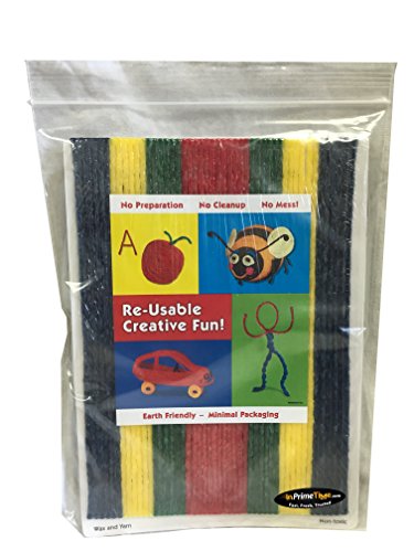 Wikki Stix Re-Usable Creative Fun Wax Covered Yarn Stix, Primary Colors, 48 Pack in InPrimeTime Rese - //coolthings.us