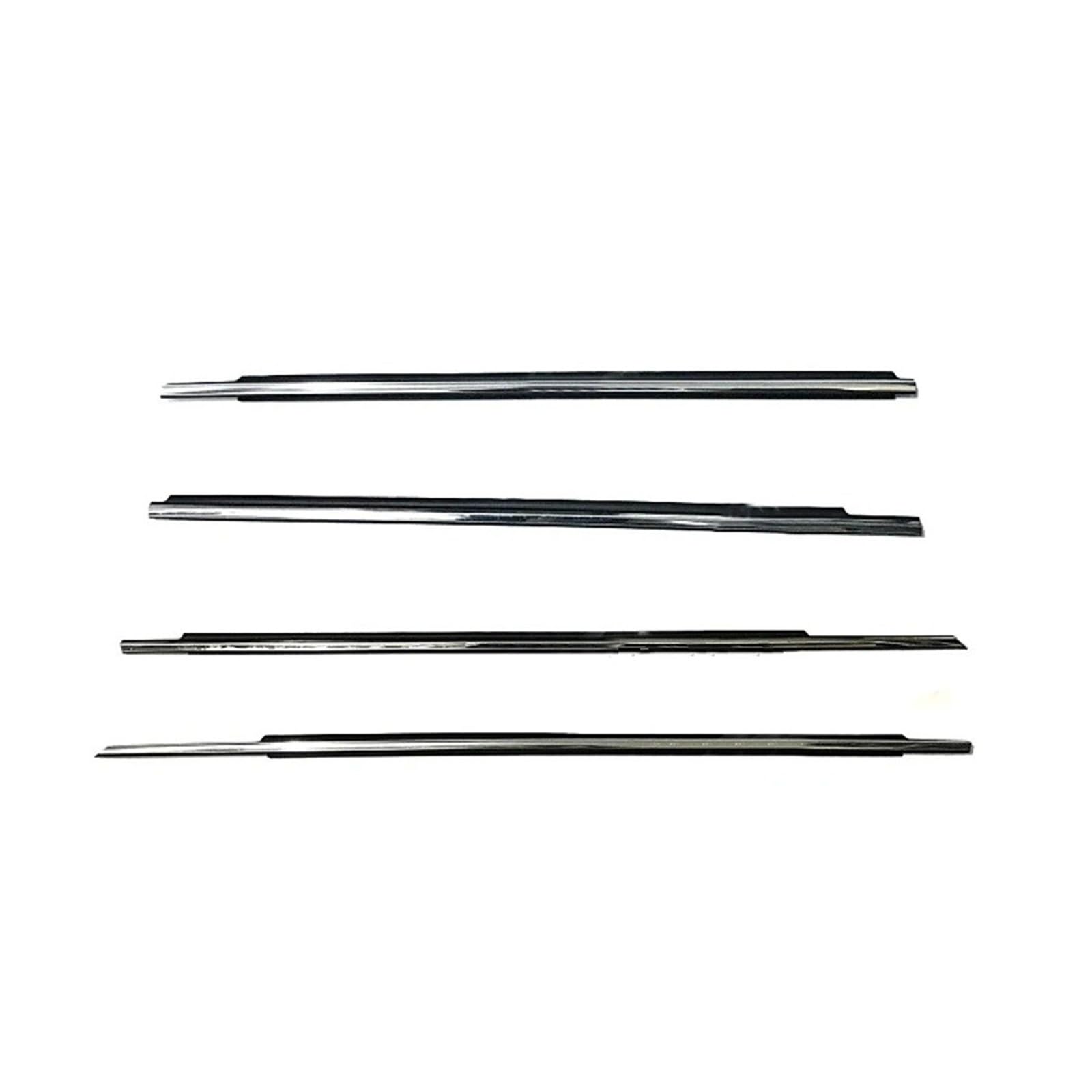 Uussup One Color Rubber Seal Weather Stripping Car Exterior Window Weatherstrip Seal Belt Chrome Water Shield Layer Sealing Strip Molding Trim For Toyota For Corolla 2009-2012