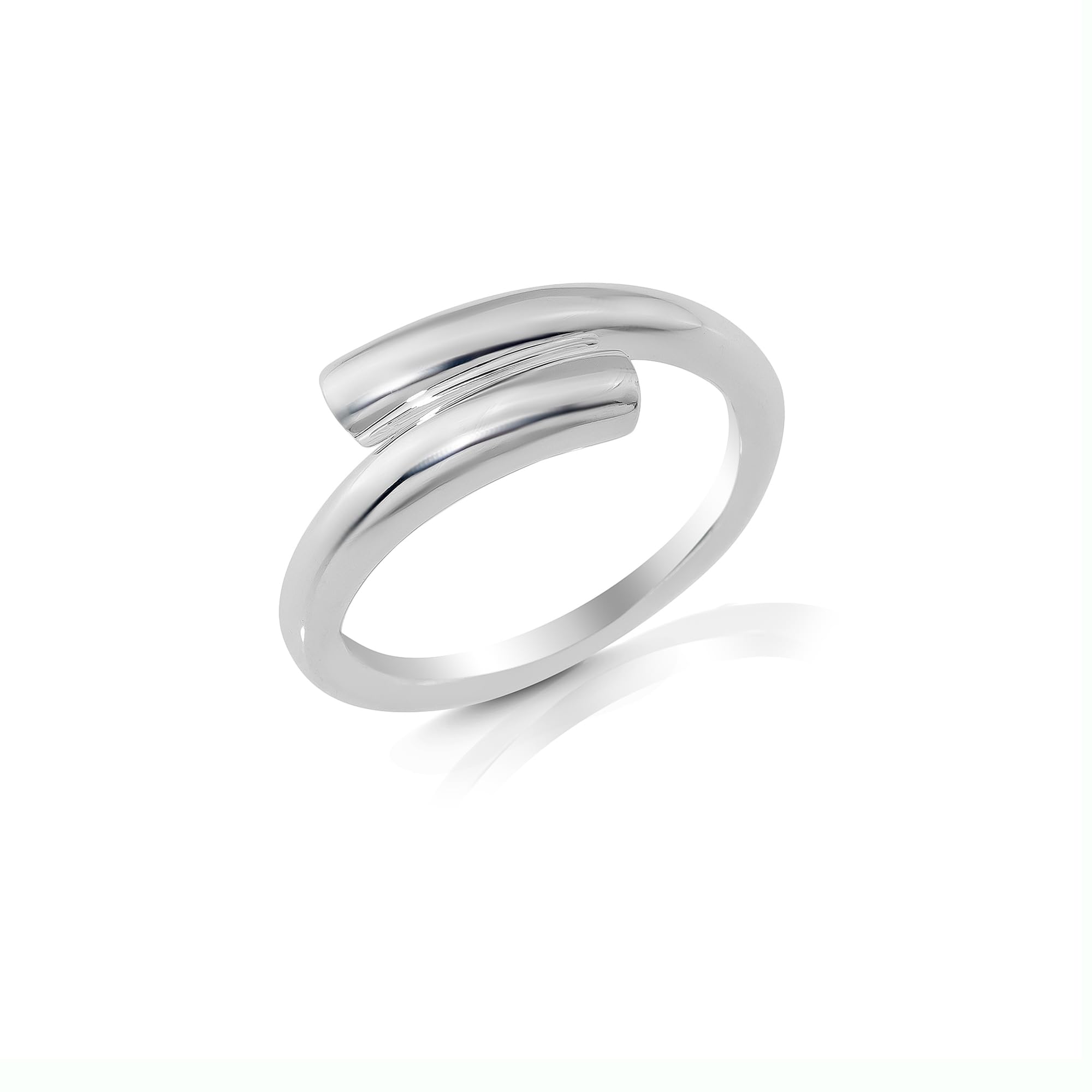 CASSINI Ring aus 925er Sterling Silber, poliert und anpassbar, Damen Ring 3RAN