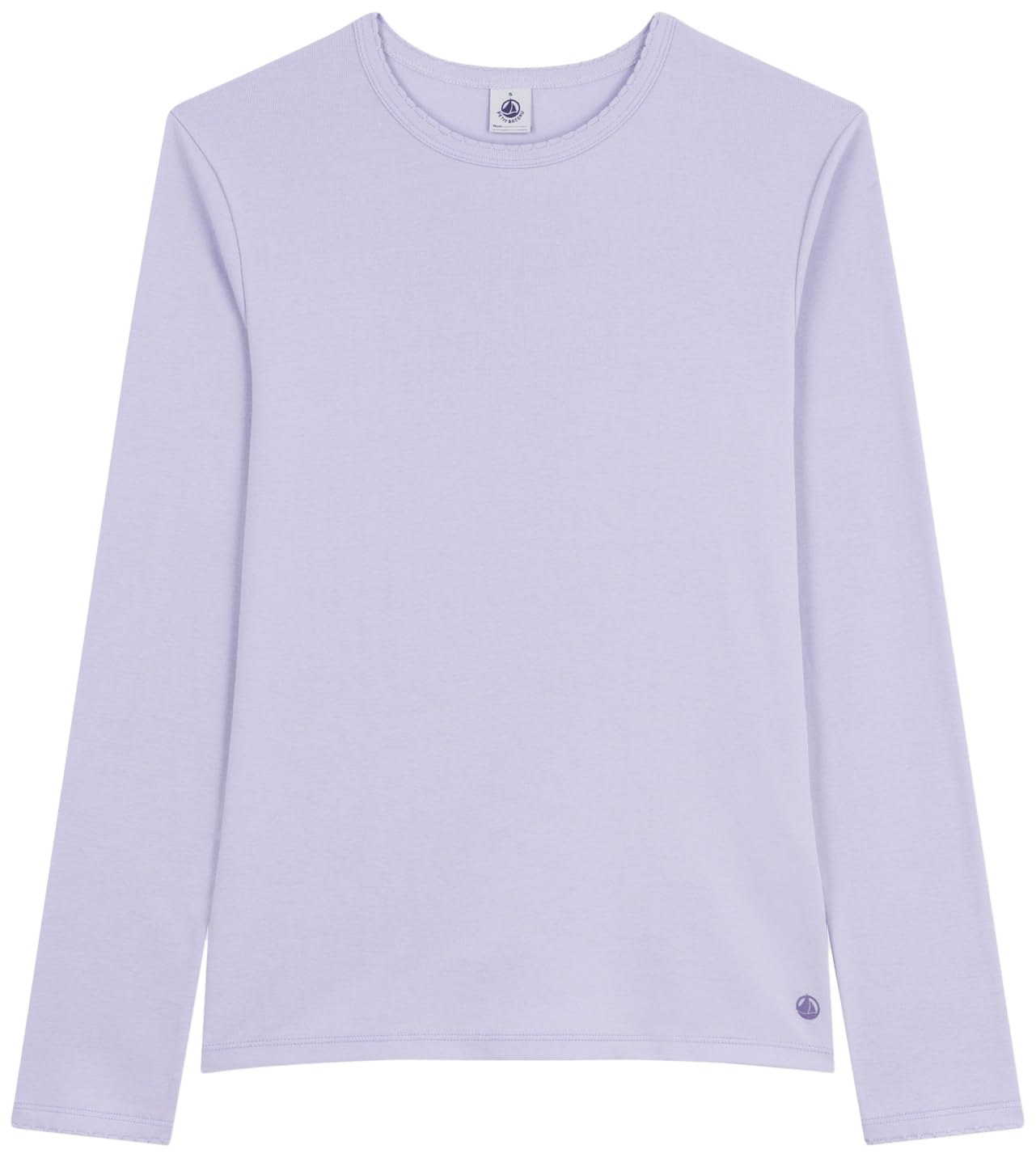 Petit Bateau Women's Iconic Cocotte Long Sleeve Cotton T-Shirt, Parma, S