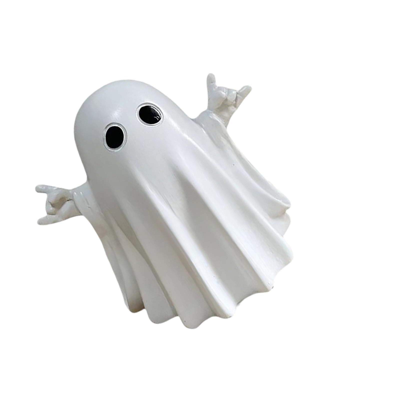 TFAOYS Halloween White Figurine Resin Decoration for Indoor Outdoor Holiday Display Weather Resistant Statue Halloween Decoration
