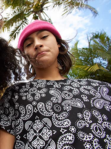 Image of happy nation Girls Relaxed Cotton Short Sleeve T Shirt